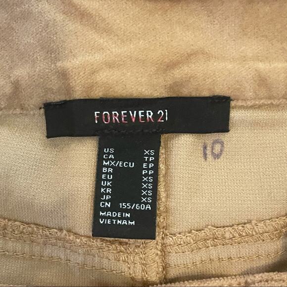 ❗️NEW❗️Forever 21 Brown Suede Ankle Jean Size XS - Picture 5 of 12